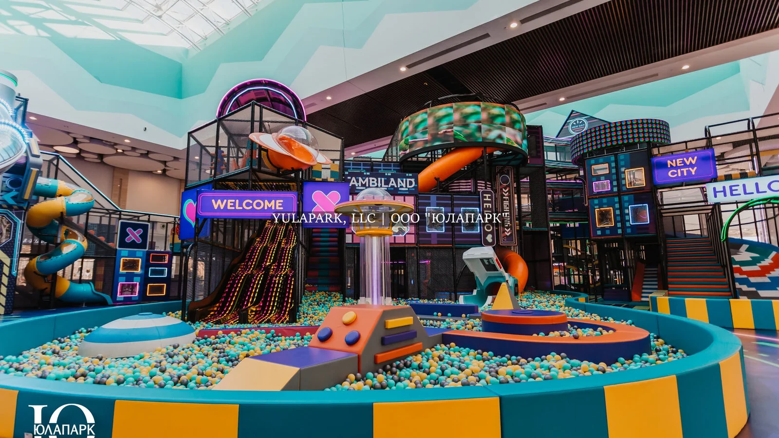 Юлапарк - проект десткого активити-парка в ТЦ "Коламбус"